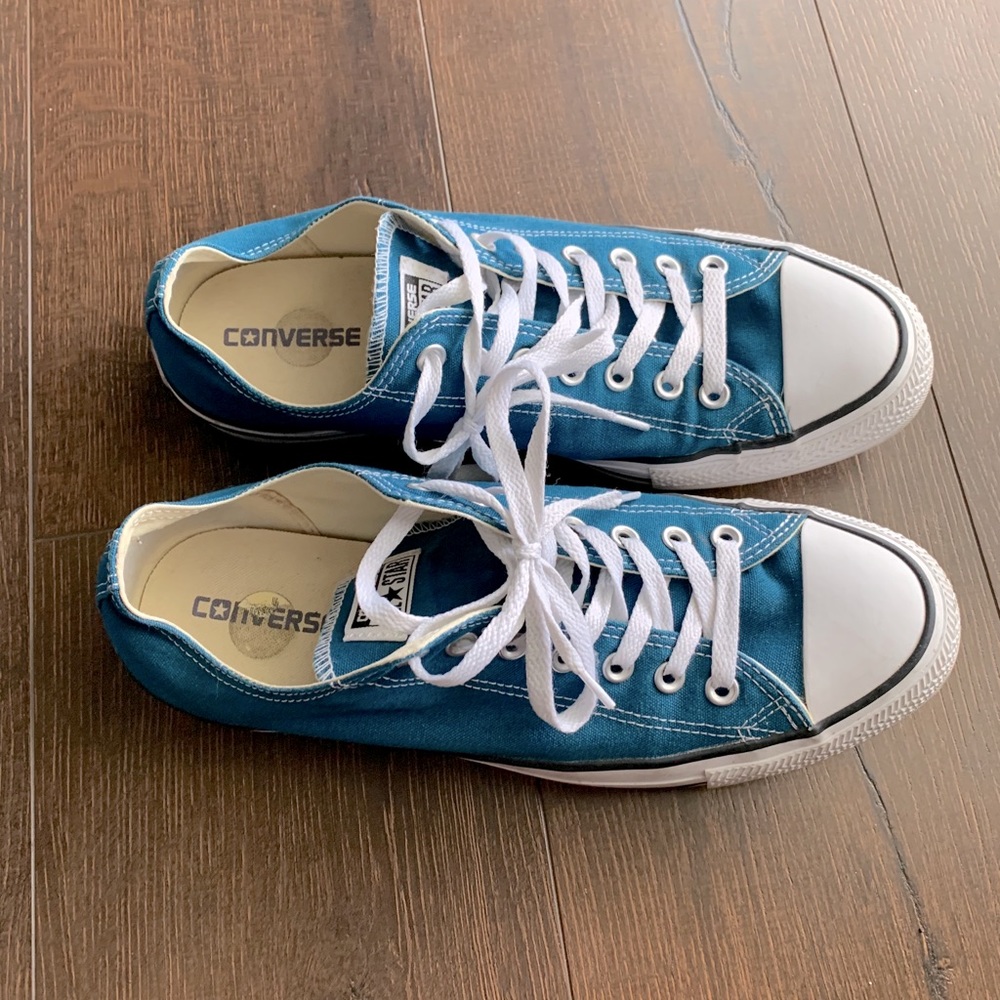 Blue Teal Converse